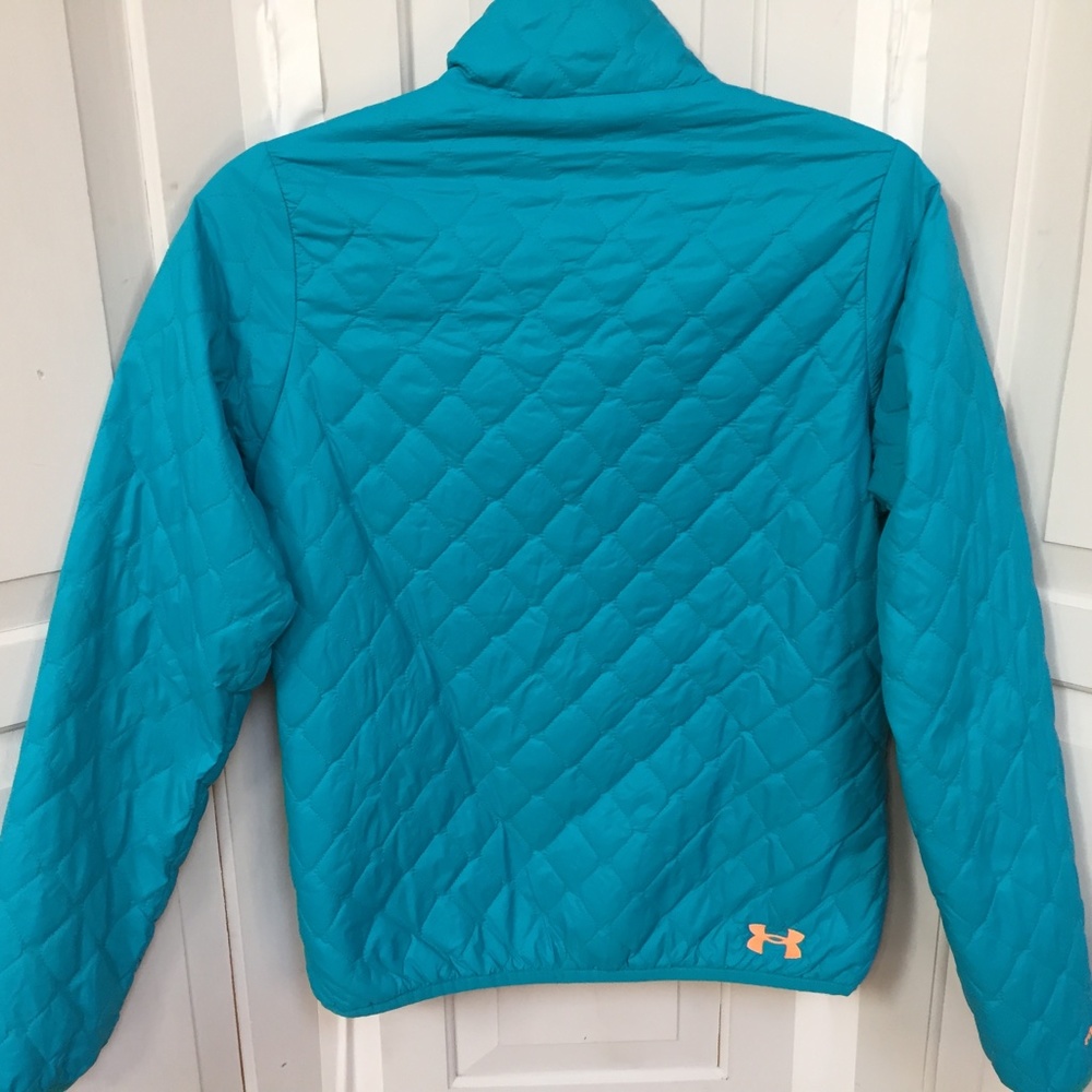 Under Armour Storm 1 Blue Quilted Jacket Youth Lg/ Women Sm - Picture 14 of 16